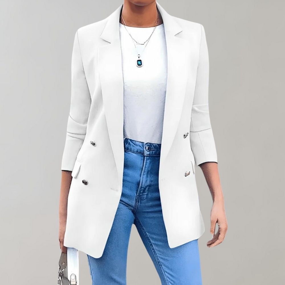 Women's Tailored Blazer – Elegant Office Blazer – Noa