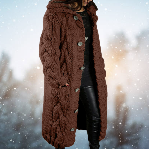 Women's Soft Open Front Cardigan – Relaxed Long Sleeve Layering Cardigan