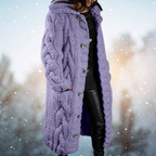 Women's Soft Open Front Cardigan – Relaxed Long Sleeve Layering Cardigan