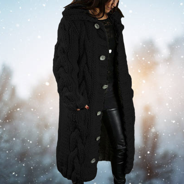 Women's Soft Open Front Cardigan – Relaxed Long Sleeve Layering Cardigan