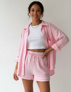 Women's Summer Shorts Set – Casual Lounge Set