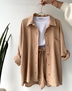Women's Summer Shorts Set – Casual Lounge Set