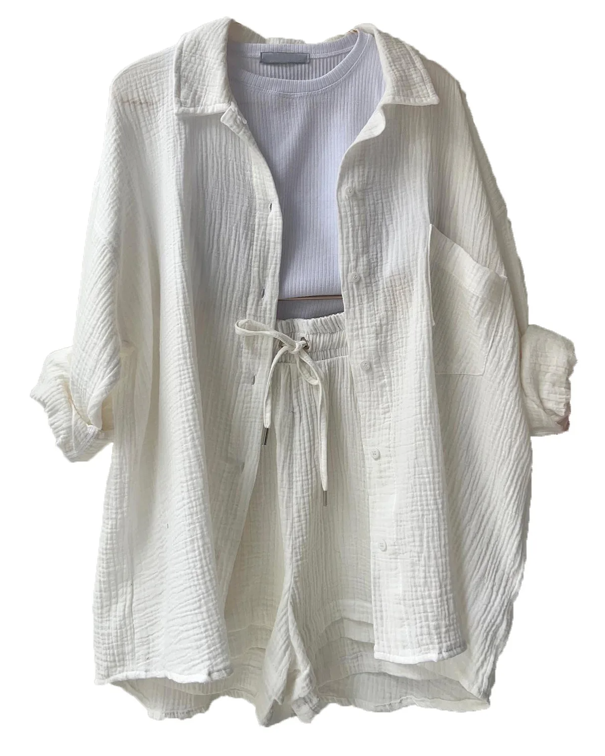 Women's Summer Shorts Set – Casual Lounge Set