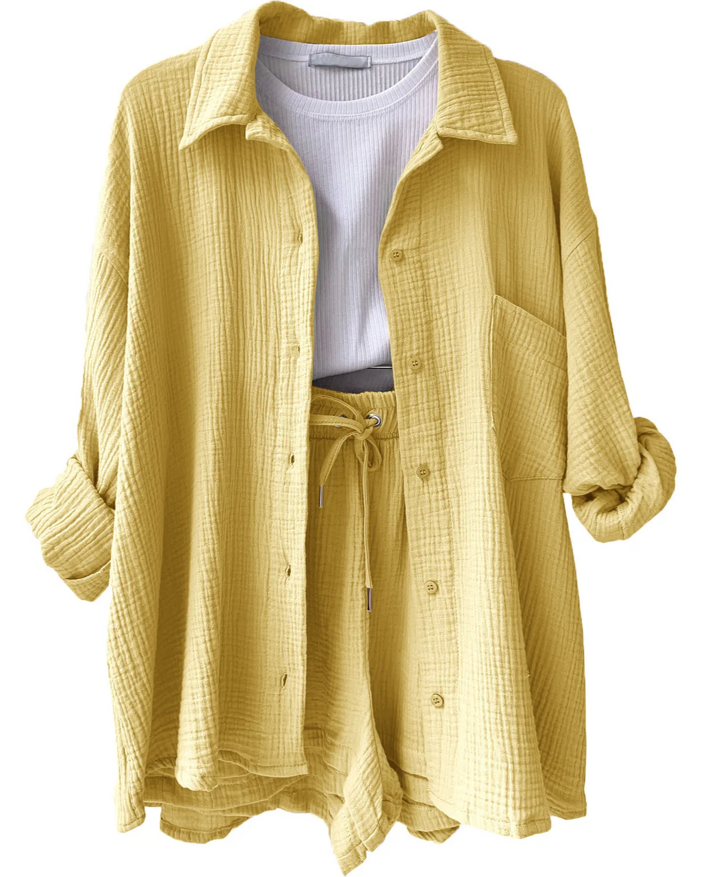 Women's Summer Shorts Set – Casual Lounge Set