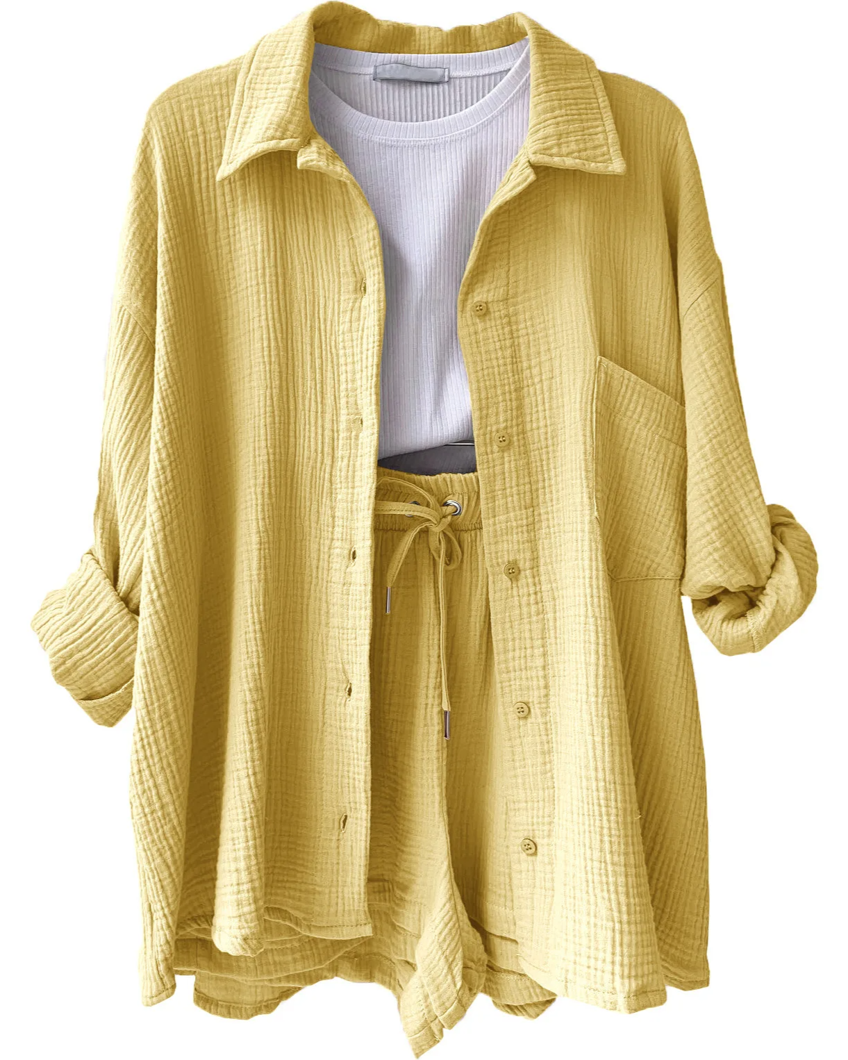 Women's Summer Shorts Set – Casual Lounge Set