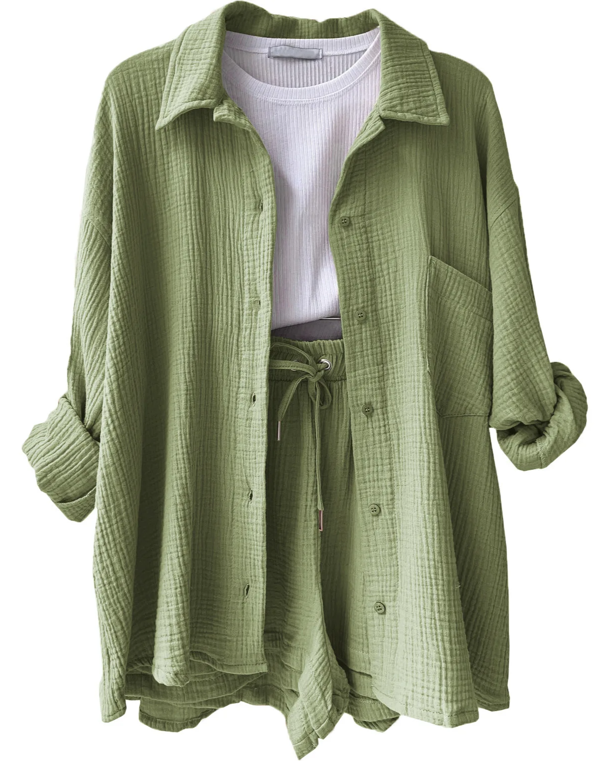 Women's Summer Shorts Set – Casual Lounge Set