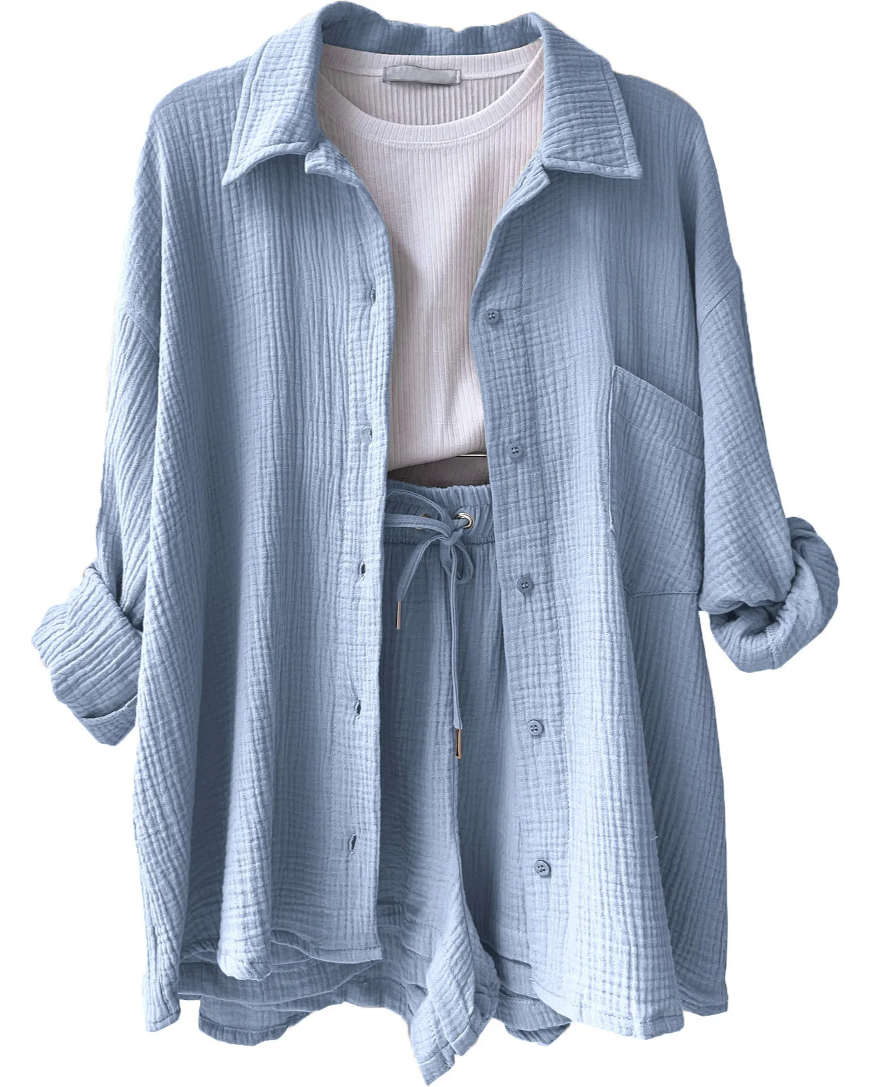 Women's Summer Shorts Set – Casual Lounge Set