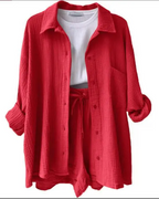 Women's Summer Shorts Set – Casual Lounge Set