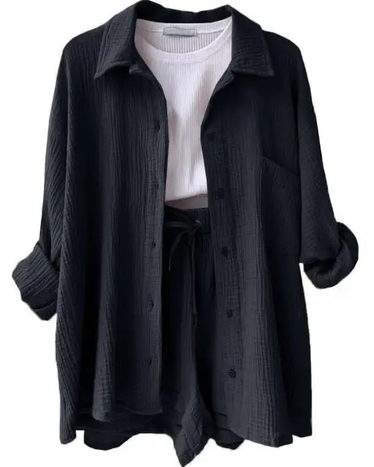 Women's Summer Shorts Set – Casual Lounge Set