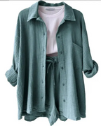 Women's Summer Shorts Set – Casual Lounge Set
