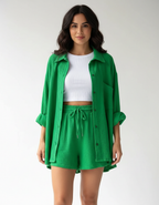 Women's Summer Shorts Set – Casual Lounge Set