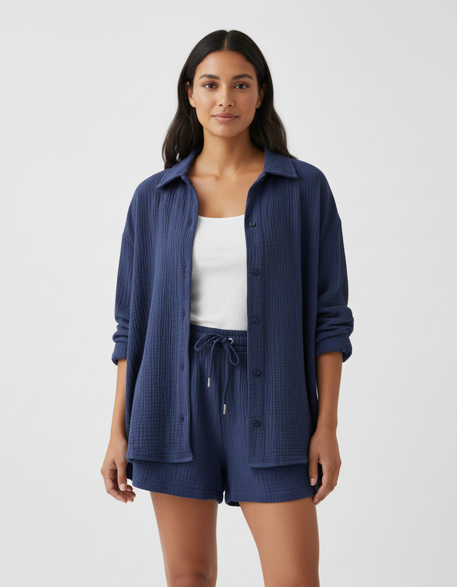 Women's Summer Shorts Set – Casual Lounge Set