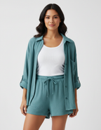 Women's Summer Shorts Set – Casual Lounge Set