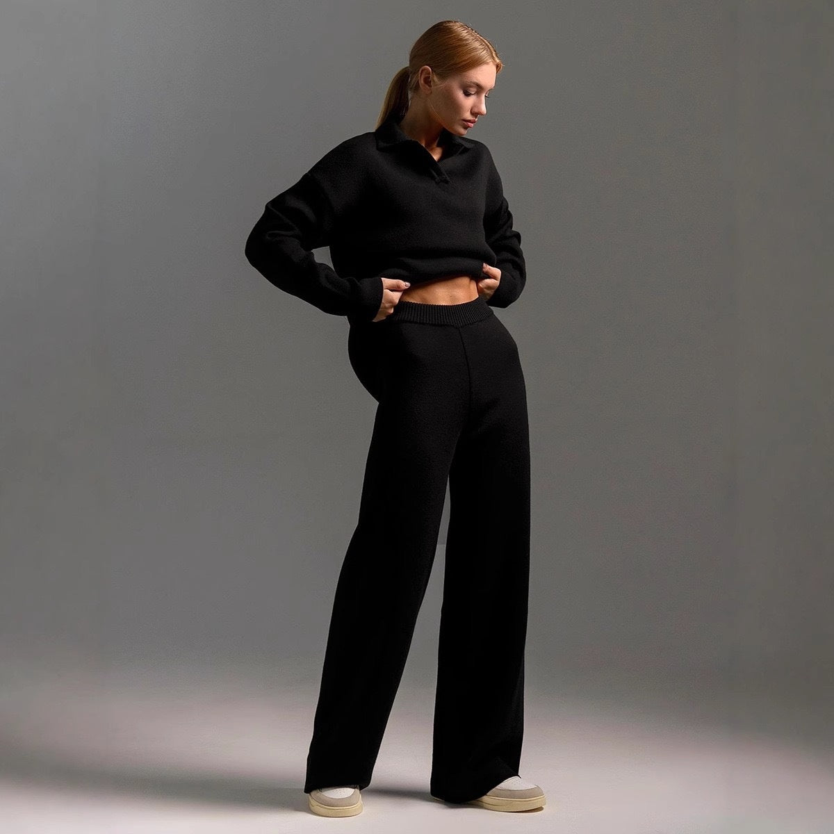 Women's Soft Lounge Set – Relaxed Knit Set