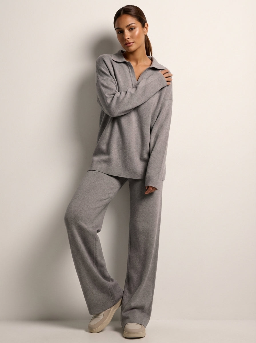 Women's Soft Lounge Set – Relaxed Knit Set