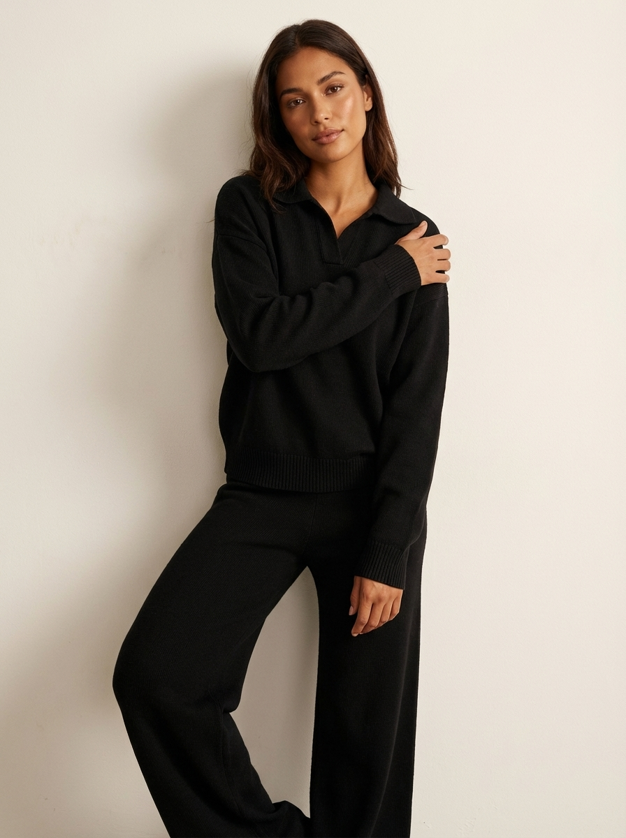 Women's Soft Lounge Set – Relaxed Knit Set