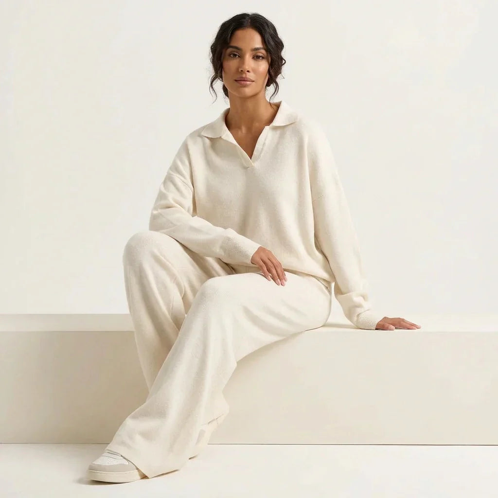 Women's Soft Lounge Set – Relaxed Knit Set