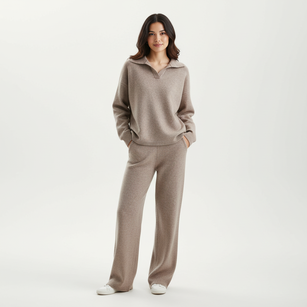 Women's Soft Lounge Set – Relaxed Knit Set