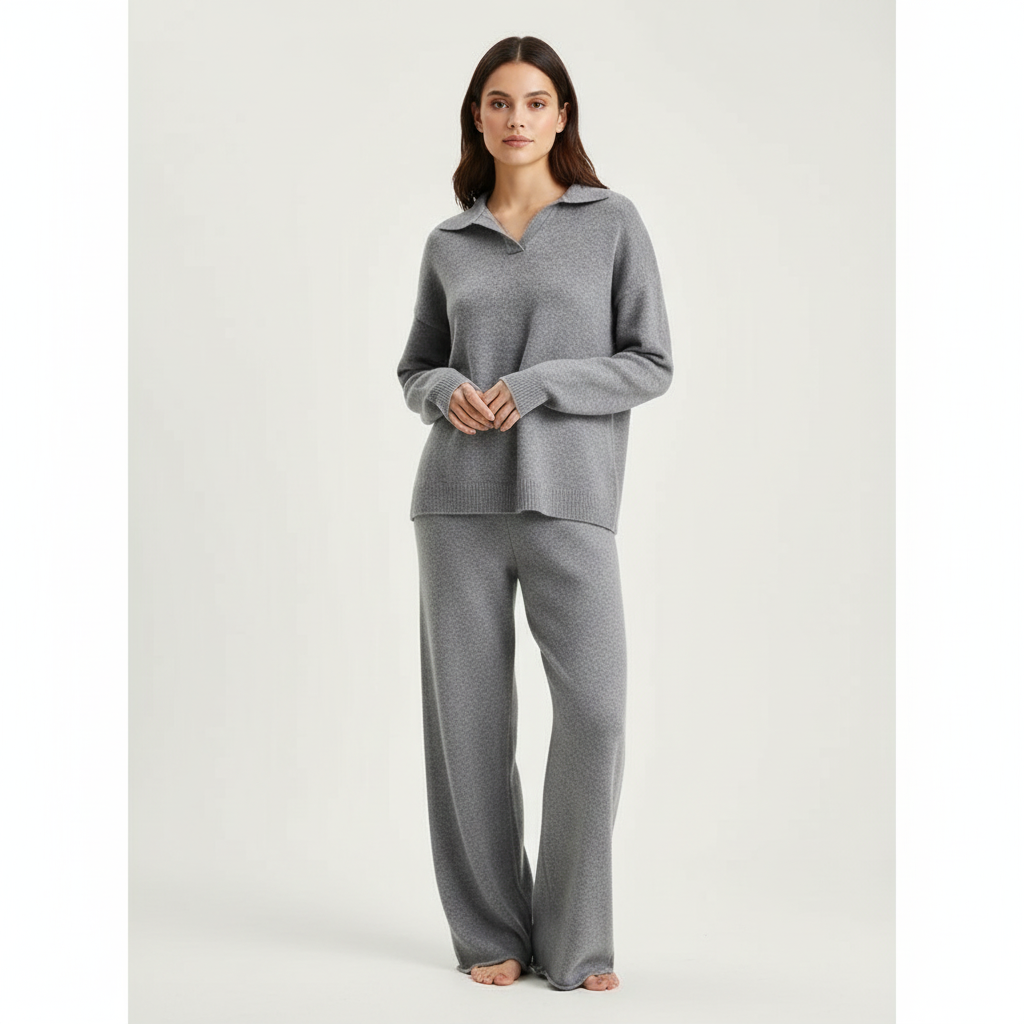 Women's Soft Lounge Set – Relaxed Knit Set