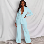 Women's Office Pants Suit – Tailored Blazer Set