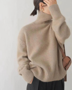 Women's Turtleneck Sweater – Soft High Neck Long Sleeve Knit Pullover