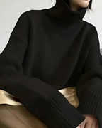 Women's Turtleneck Sweater – Soft High Neck Long Sleeve Knit Pullover
