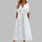 Women's Flowy Boho Midi Dress – Vacation Summer Dress