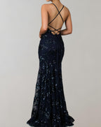 Women's Glitter Gala Dress – Sparkle Formal Evening Gown