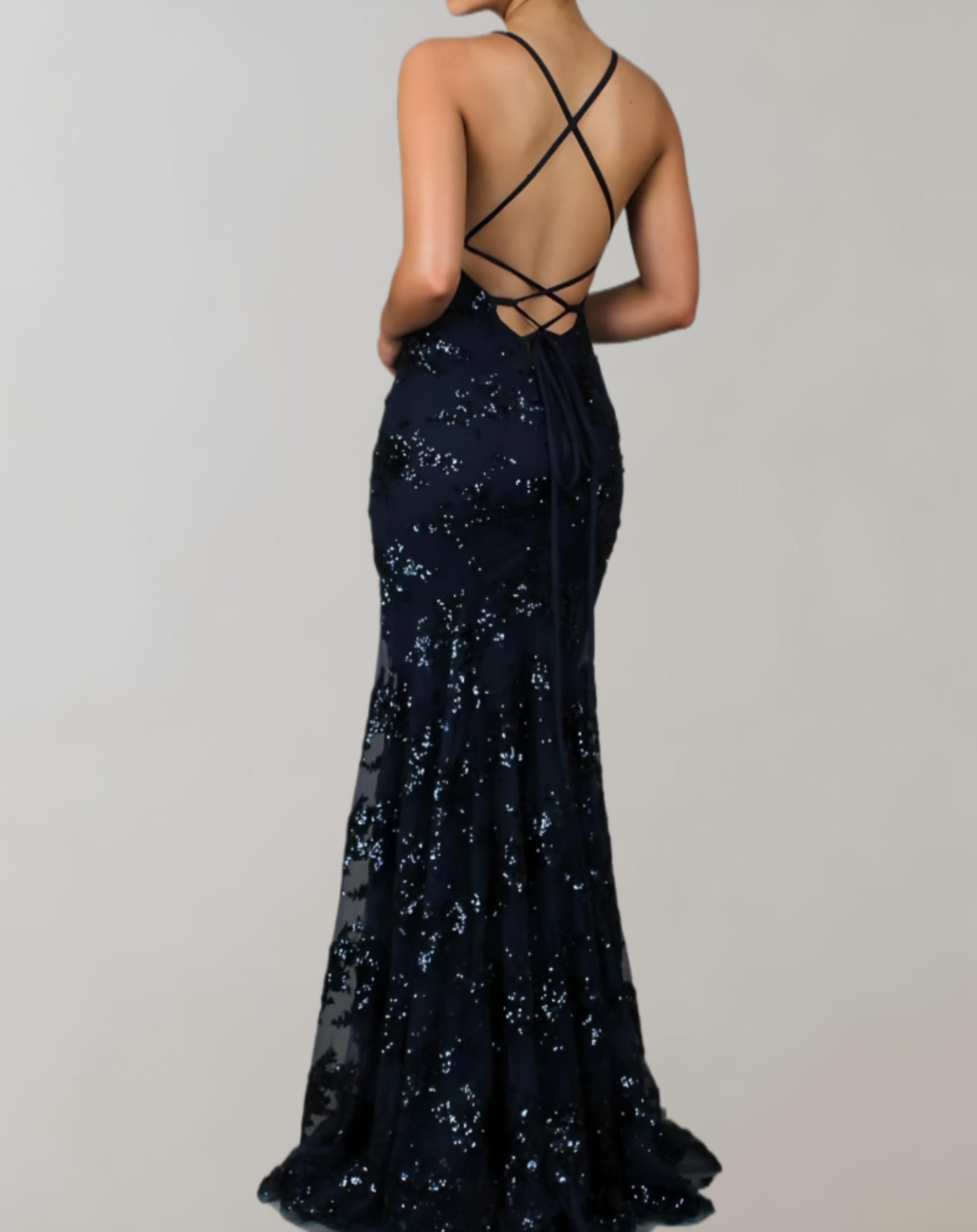 Women's Glitter Gala Dress – Sparkle Formal Evening Gown