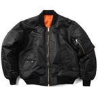 Women's MA-1 Bomber Jacket – Classic Zip-Up Flight Jacket