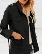 Women's Utility Jacket – Lightweight Casual Jacket – Claire