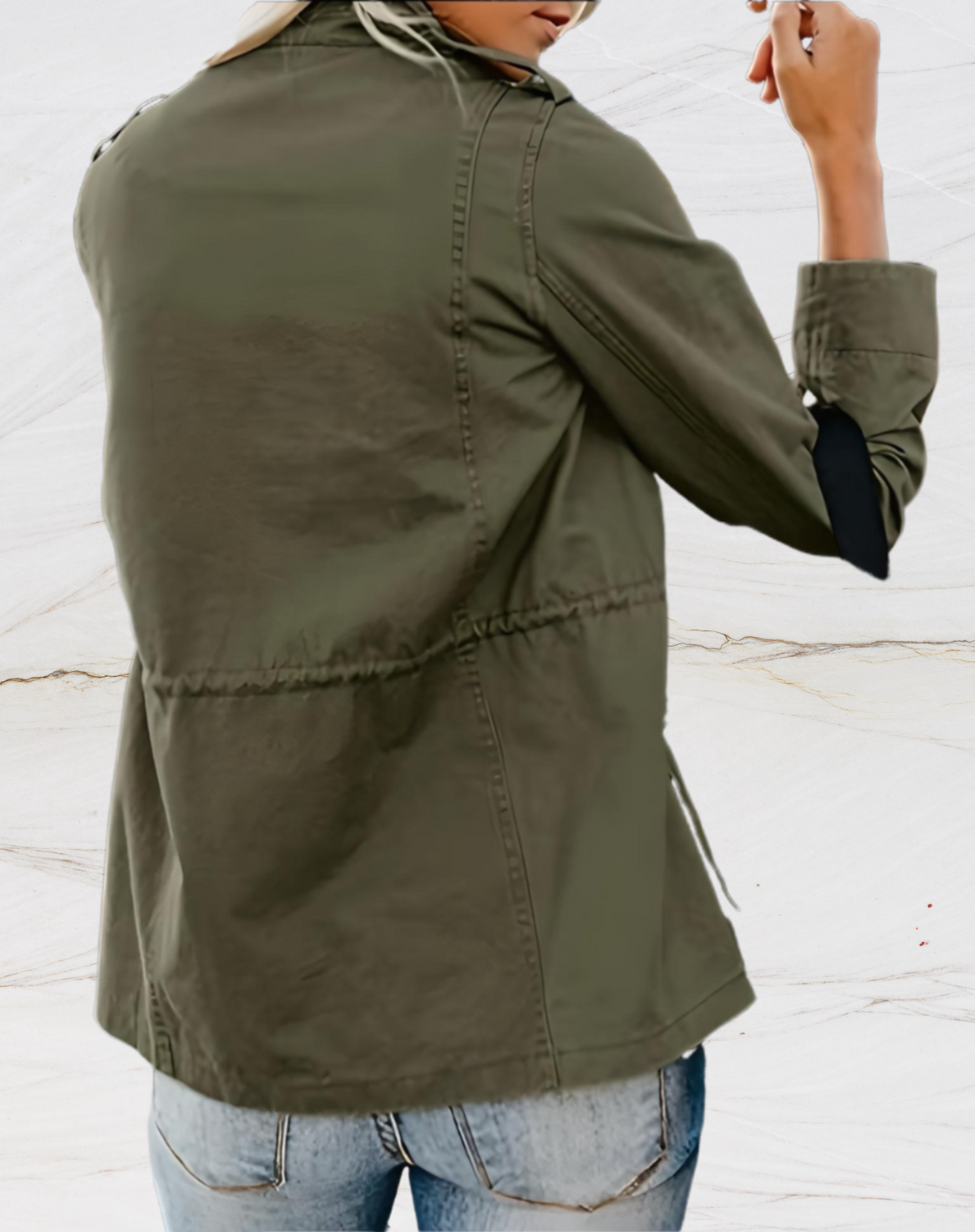 Women's Utility Jacket – Lightweight Casual Jacket – Claire