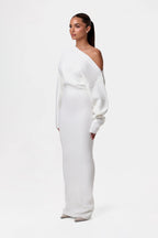 Women's One Shoulder Formal Jumpsuit – Asymmetrical Evening Occasion Jumpsuit