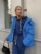 Women's Heated Puffer Jacket – Lightweight Padded Winter Jacket