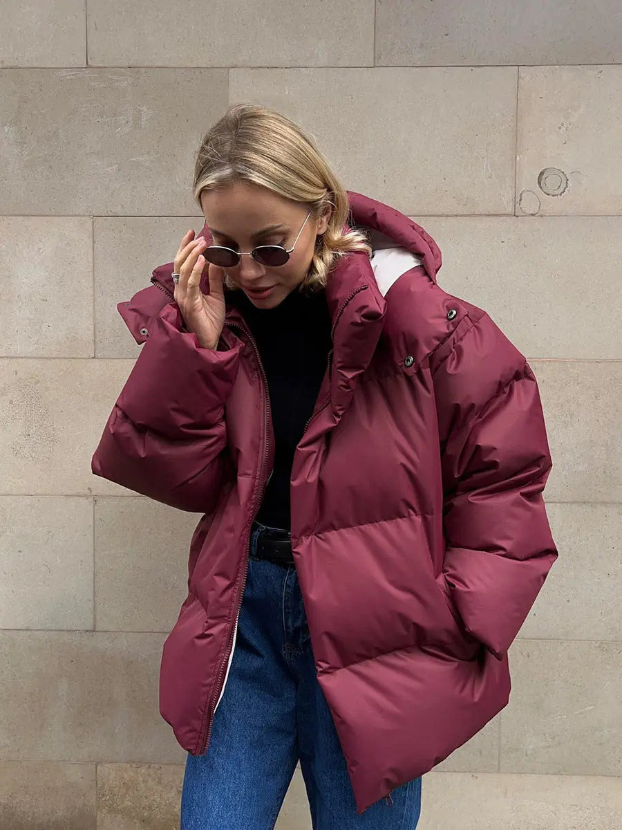 Women's Heated Puffer Jacket – Lightweight Padded Winter Jacket