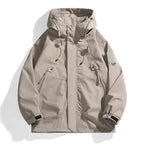 Women's Hooded Outdoor Jacket – Adjustable Lightweight Zip-Up Jacket