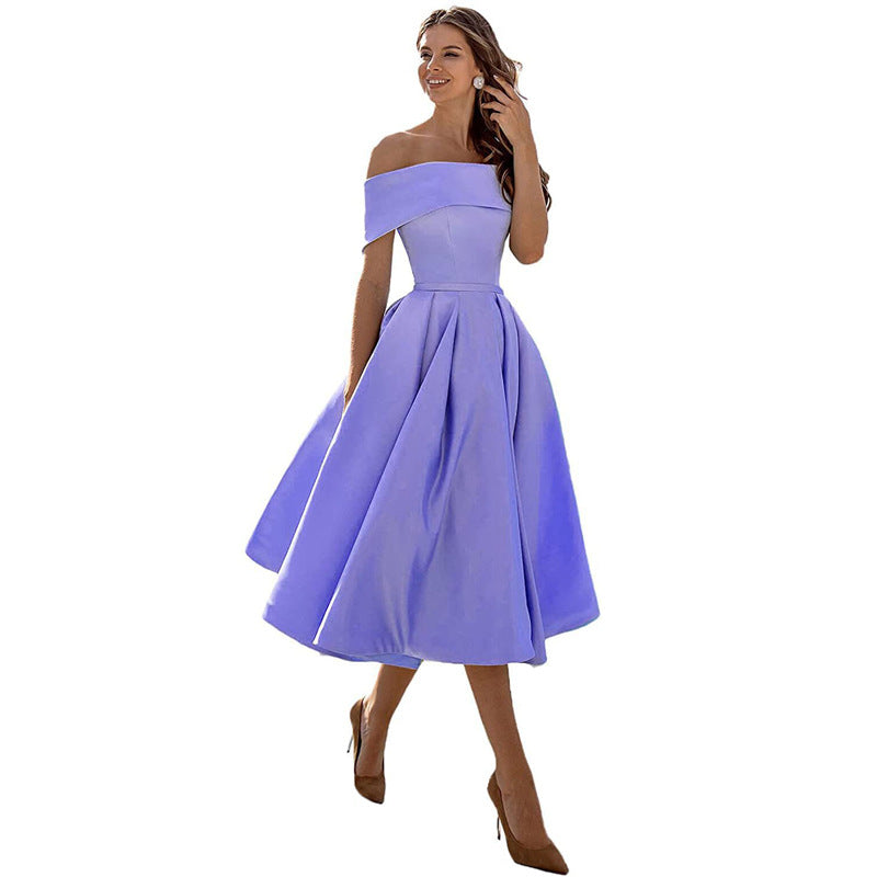 Women's Strapless Maxi Dress – Fitted Evening Cocktail Dress