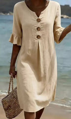 Women's Relaxed Fit Dress – Flowy Everyday Day Dress