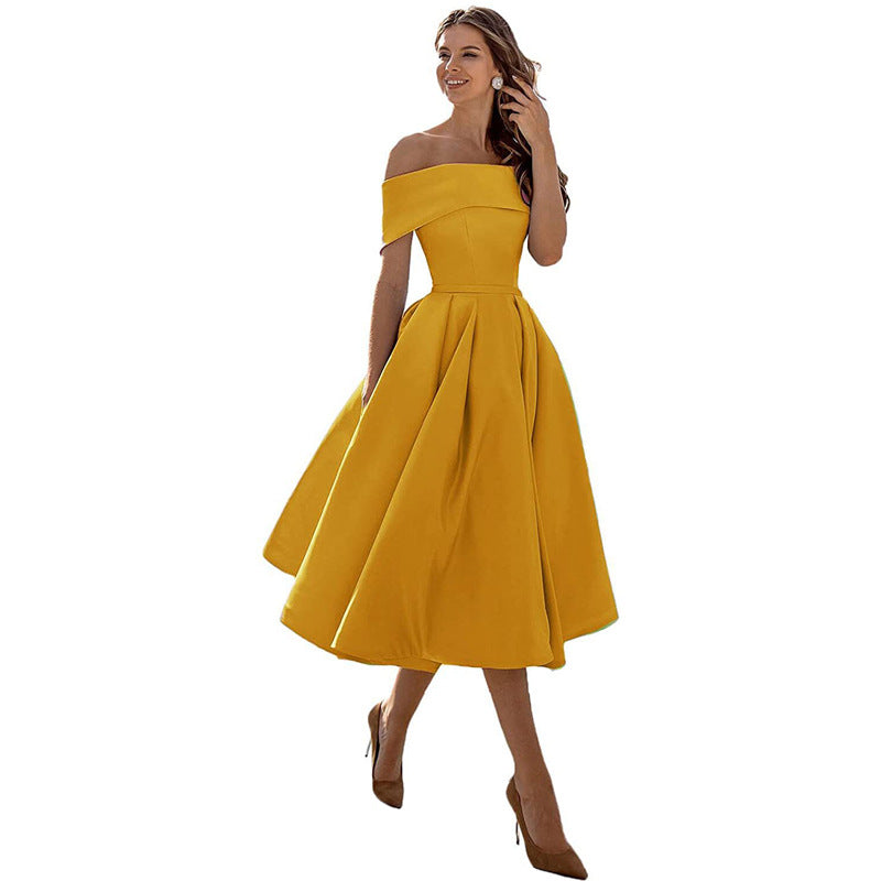 Women's Strapless Maxi Dress – Fitted Evening Cocktail Dress