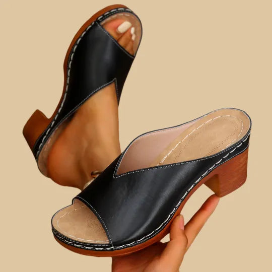 Women's Chunky Platform Sandals – Orthopedic Heel Sandals