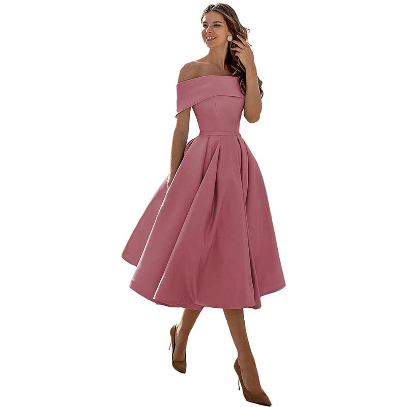 Women's Strapless Maxi Dress – Fitted Evening Cocktail Dress