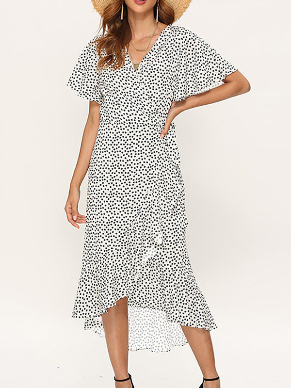 Women's Belted Wrap Maxi Dress – Occasion Maxi Dress