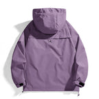 Women's Hooded Outdoor Jacket – Adjustable Lightweight Zip-Up Jacket