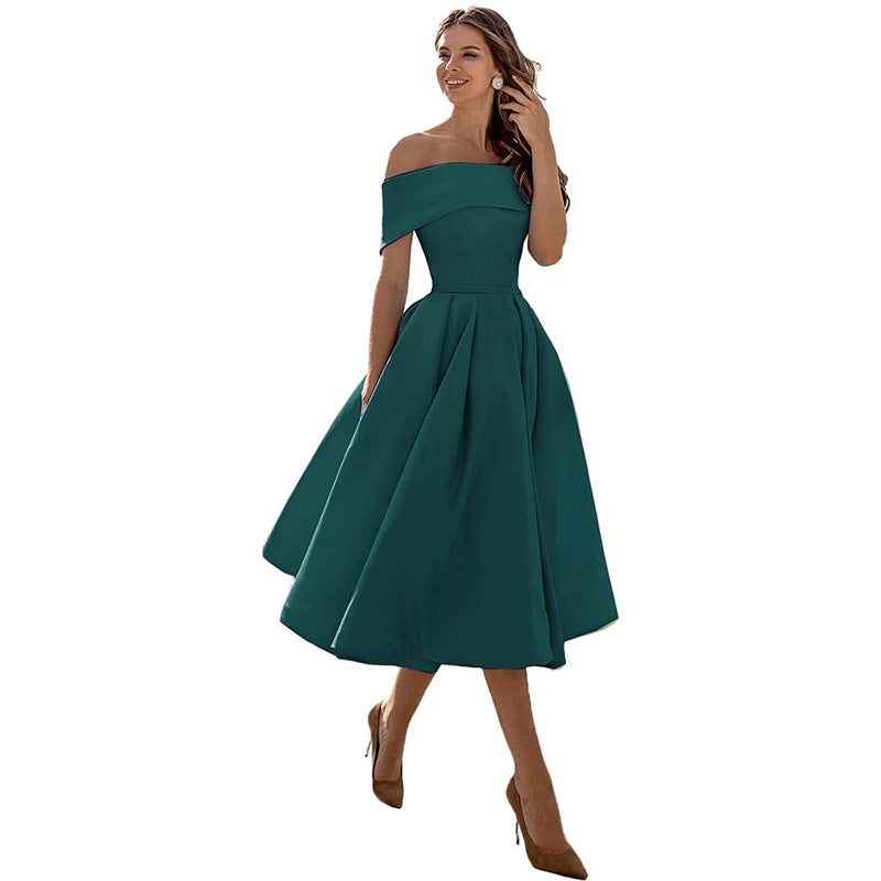 Women's Strapless Maxi Dress – Fitted Evening Cocktail Dress