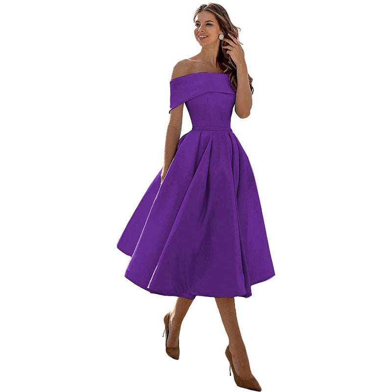 Women's Strapless Maxi Dress – Fitted Evening Cocktail Dress