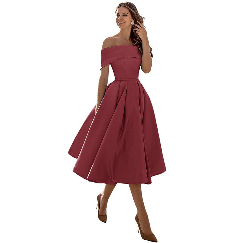 Women's Strapless Maxi Dress – Fitted Evening Cocktail Dress