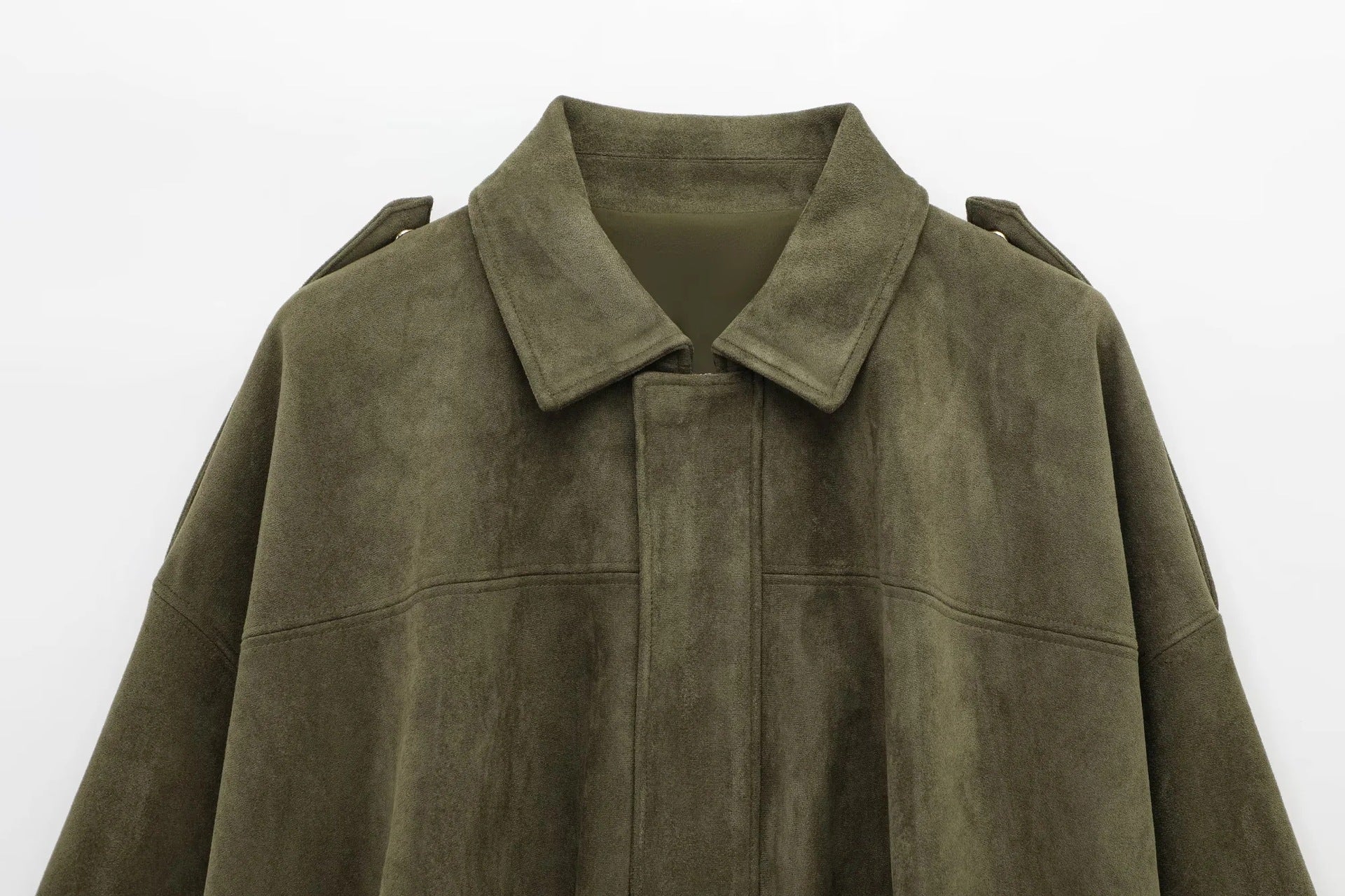 Women's Oversized Western Jacket – Fringe Detail Vintage Jacket