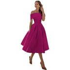 Women's Strapless Maxi Dress – Fitted Evening Cocktail Dress