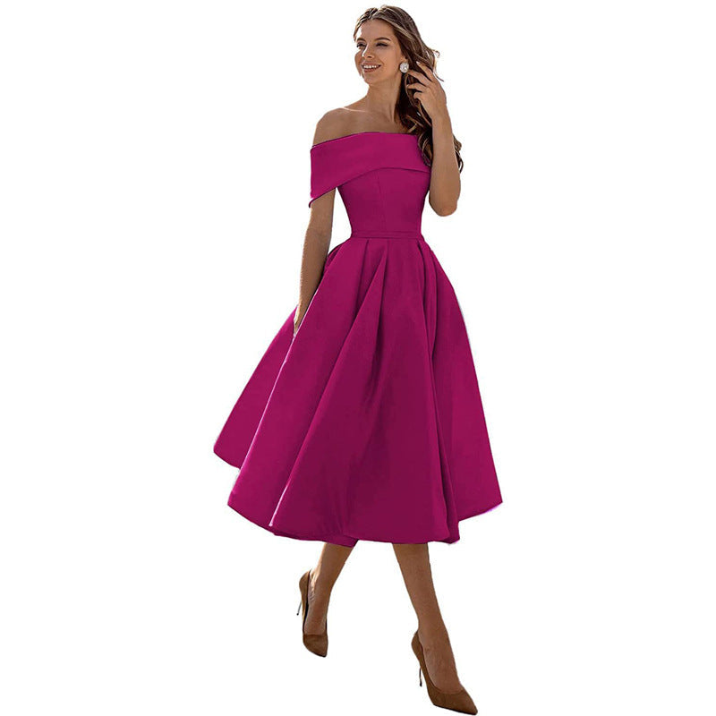 Women's Strapless Maxi Dress – Fitted Evening Cocktail Dress