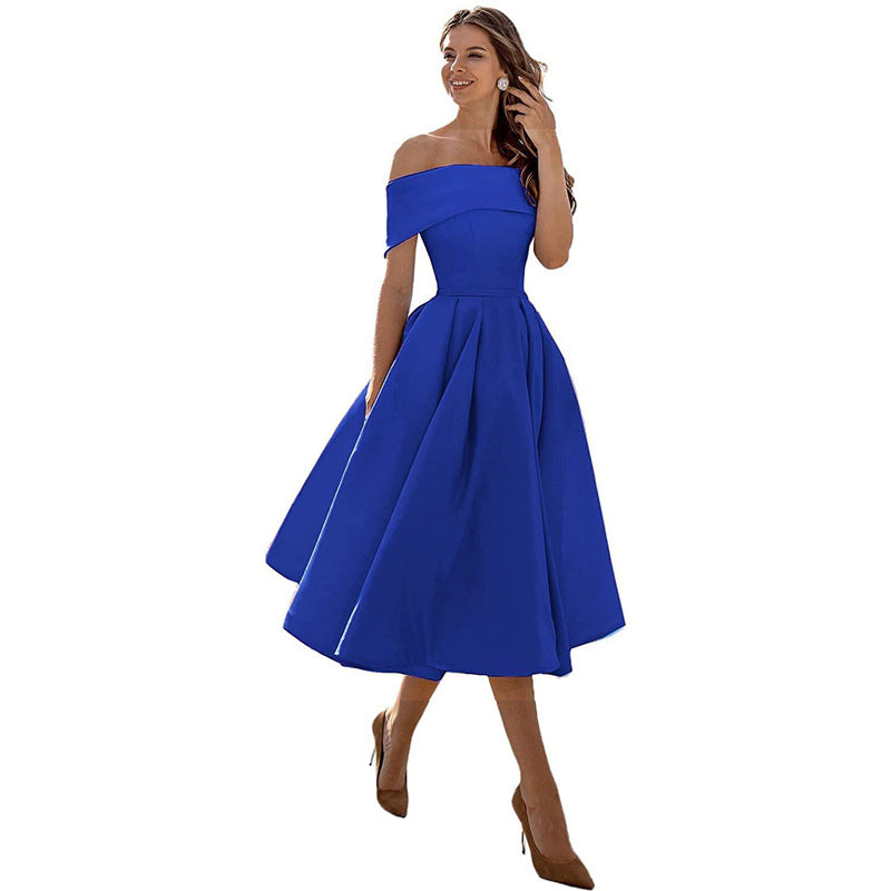 Women's Strapless Maxi Dress – Fitted Evening Cocktail Dress